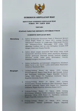 SOP FASILITASI SENGKETA INFORMASI PUBLIK
