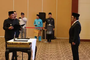 Gubernur Ansar Kukuhkan Toto Haryanto Silitonga sebagai Kepala BPS Kepri