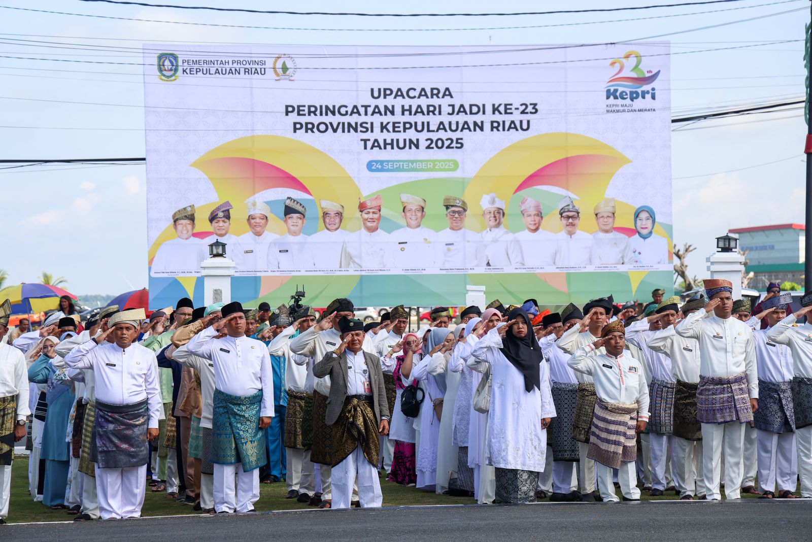 Upacara Hari Jadi Ke-23 Provinsi Kepri, Gubernur Ansar Paparkan Capaian dan Tekad Majukan Negeri Segantang Lada
