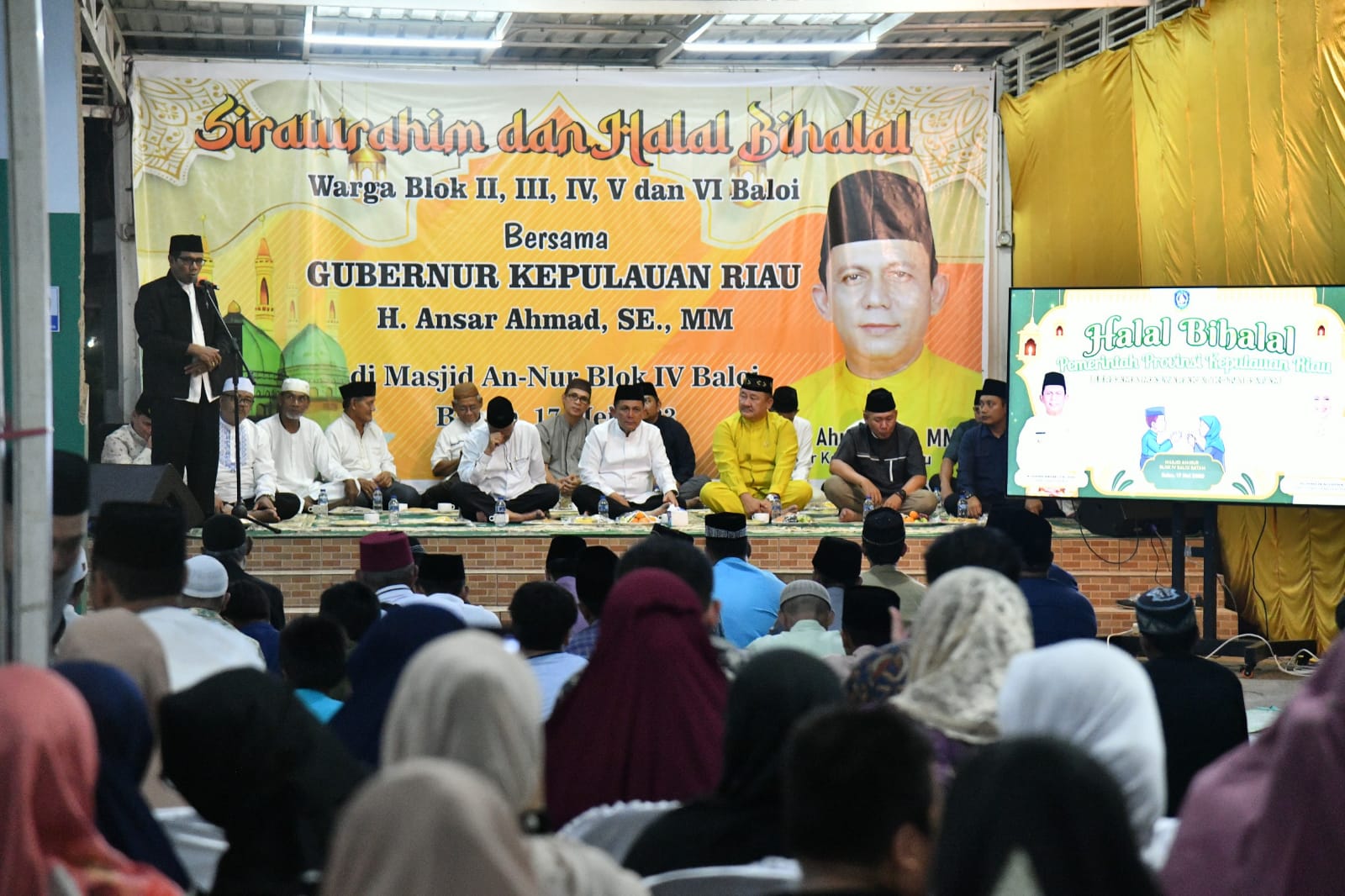 Silaturahmi Gubernur Ansar ke Masjid An Nur Baloi Batam, Momen Hapus Salah dan Khilaf