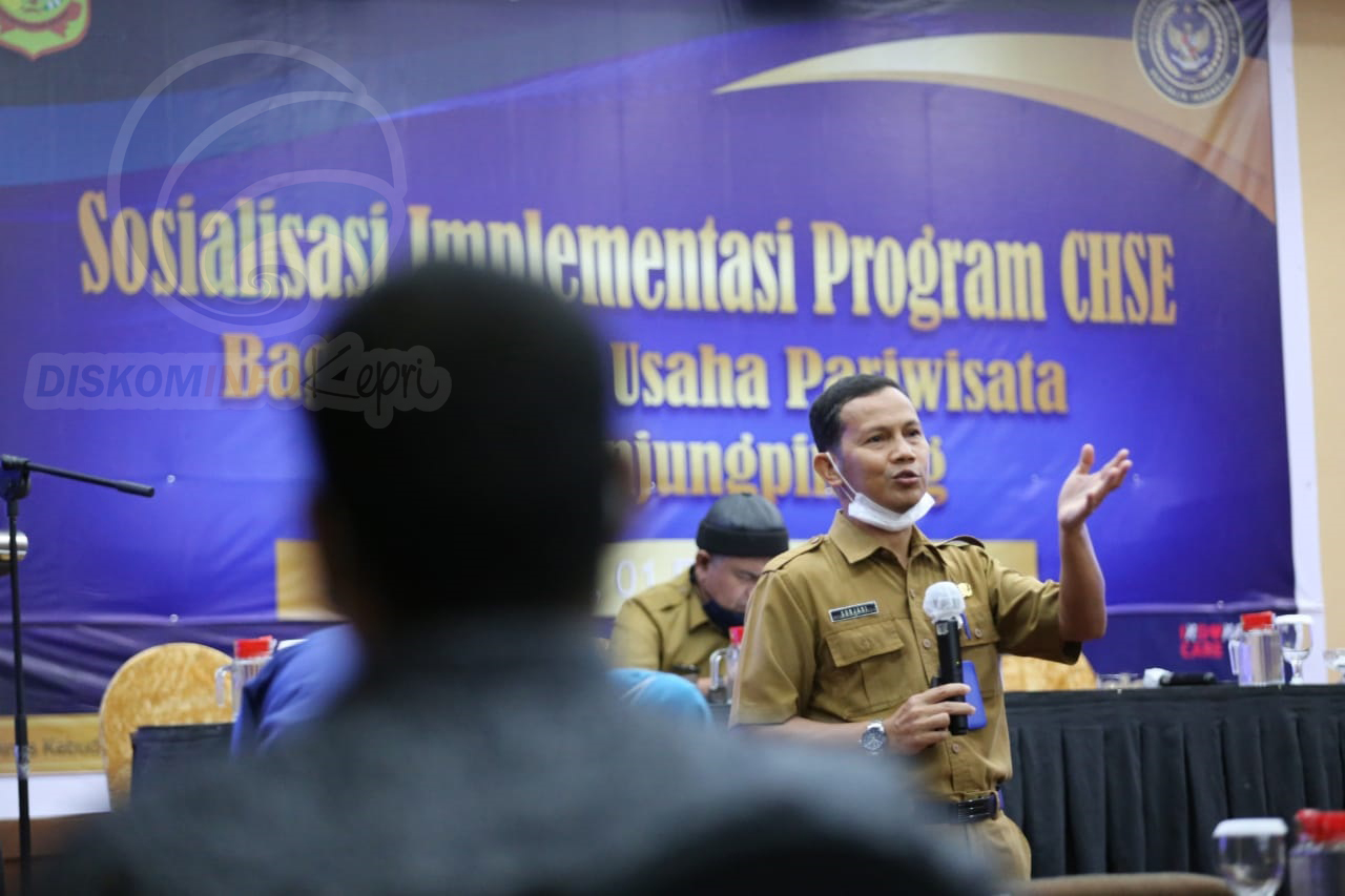 Disbudpar Tanjungpinang Sosialisasikan Program Sertifikasi CHSE Kepada Pelaku Usaha Pariwisata