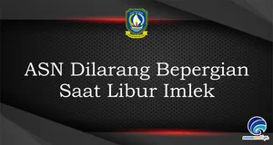 ASN Dilarang Bepergian Saat Libur Imlek