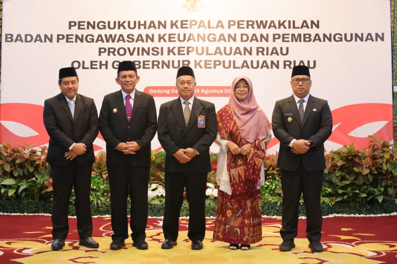 Gubernur Ansar Kukuhkan Kepala BPKP Perwakilan Kepri yang Baru