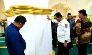 Karpet Khusus Dari Turki Untuk Masjid Sultan Riau Penyengat Tiba