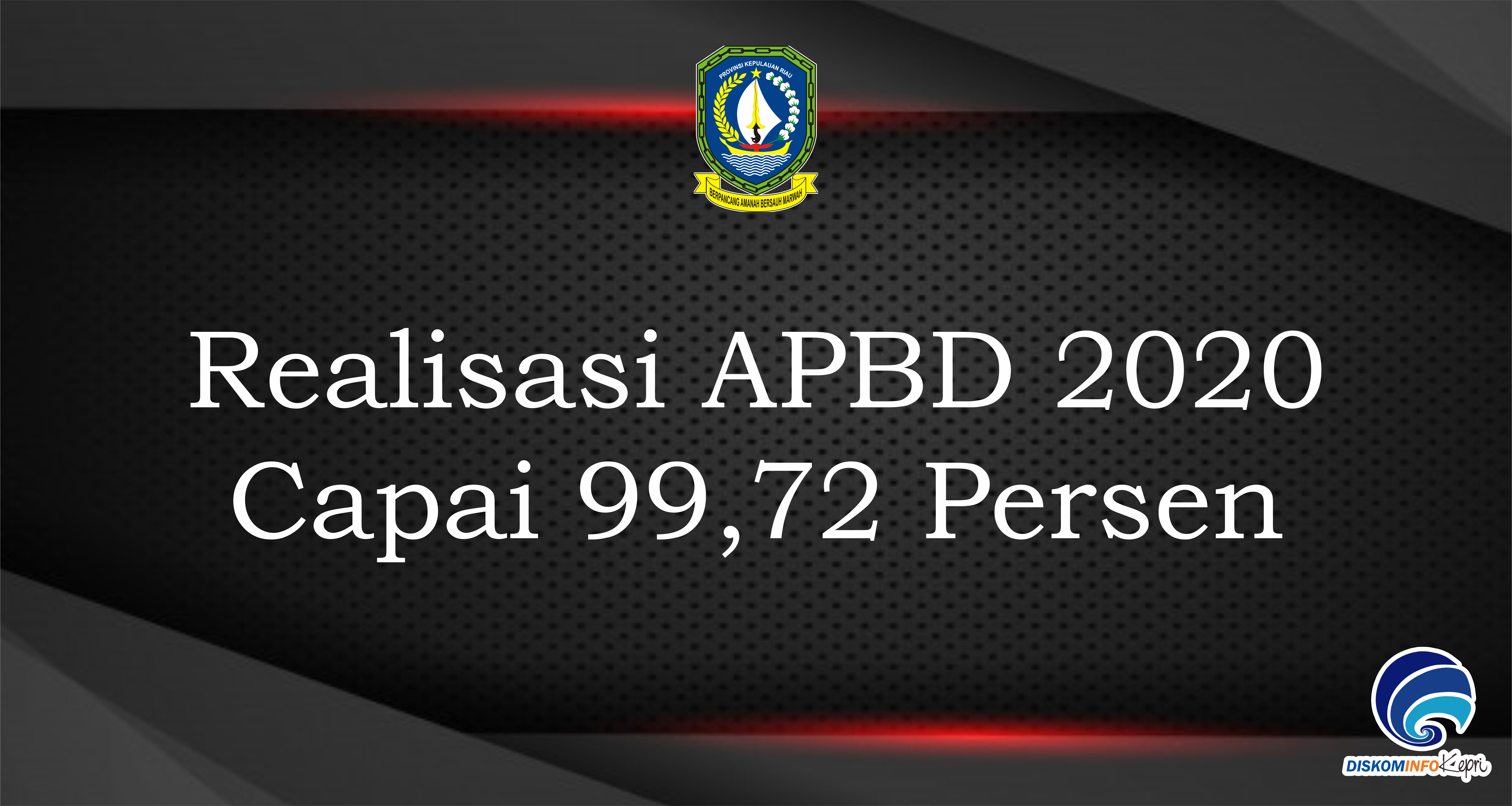 Realisasi APBD 2020 Capai 99,72 Persen