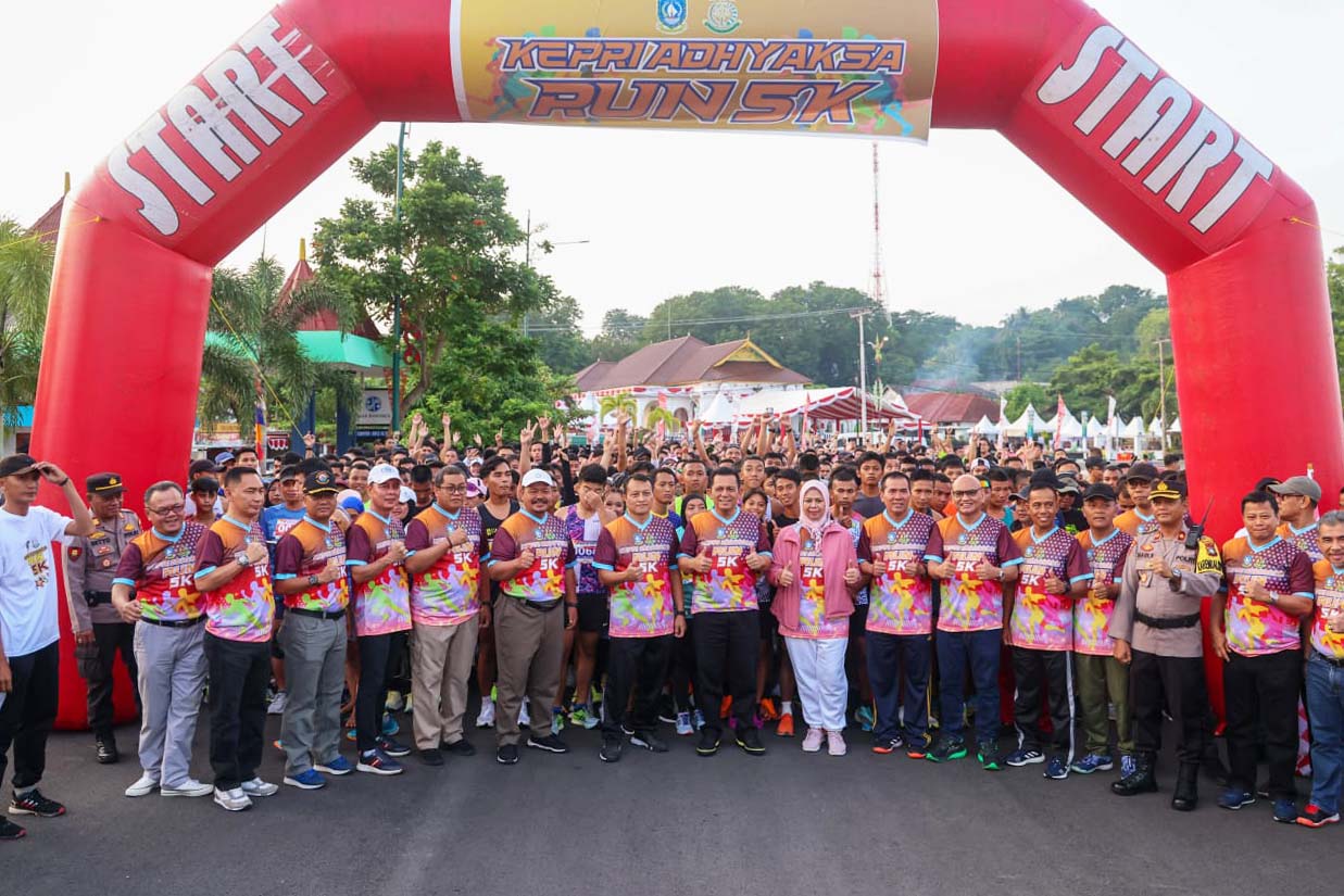 Kepri Adhyaksa Run 5K Sukses Diikuti Ribuan Masyarakat