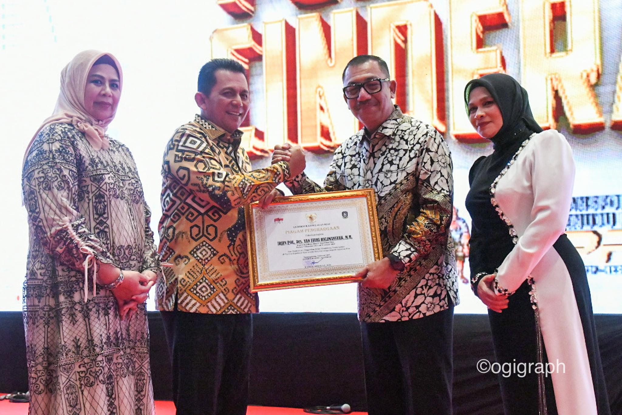 Sinergitas dan Kolaborasi Baru: Gubernur Kepri Hadiri Kenal Pamit Kapolda