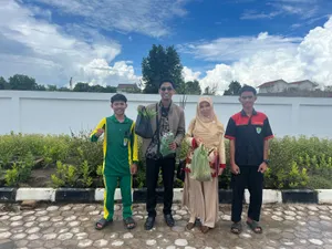 Taman Toga Siswa PKL SMK Negeri 1 Gunung Kijang Kabupaten Bintan