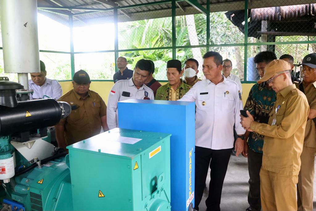 Operasional Genset dan Jaringan Listrik 3 Pulau Hinterland Batam Diresmikan Gubernur Ansar