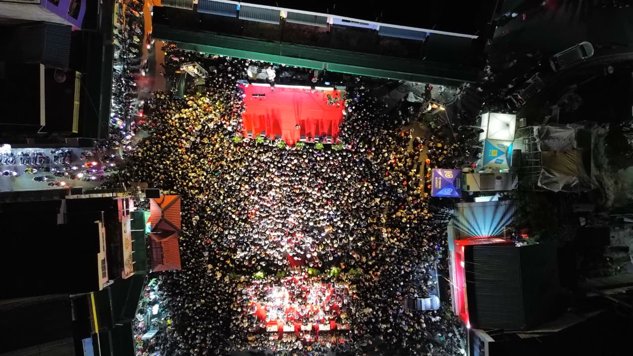 Malam Puncak Kemilau Nusantara Kepri 2025 Meriah, Kota Lama Tanjungpinang Jadi Panggung Budaya Kolosal