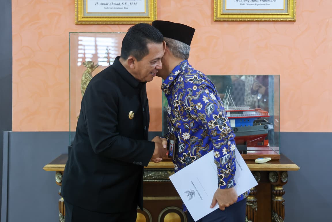 Gubernur Ansar Terima Silaturahmi dan Pamit Kepala BPKP Kepri