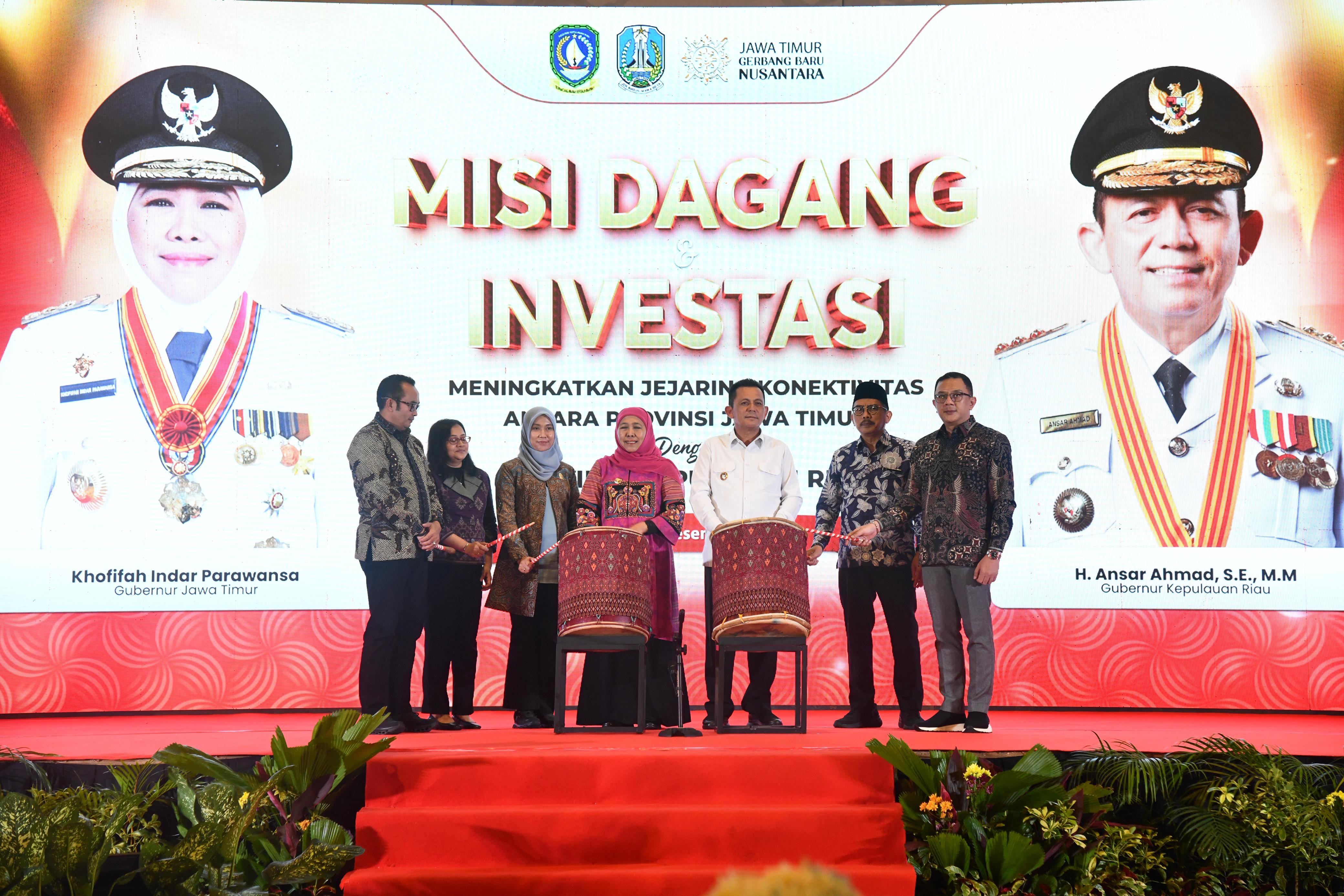 Ansar - Khofifah Perkuat Hubungan Antar Daerah Melalui Misi Dagang & Investasi