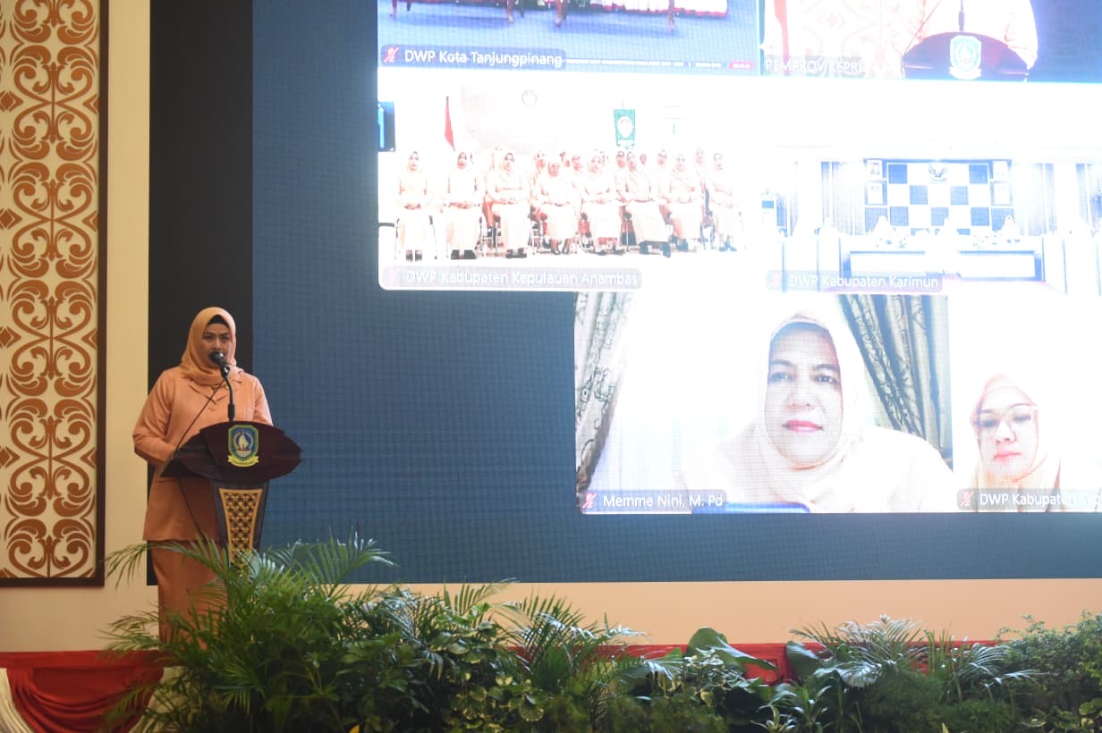 Pengurus DWP Kepri dan Kabupaten/Kota Masa Bakti 2024–2029 Resmi Dikukuhkan