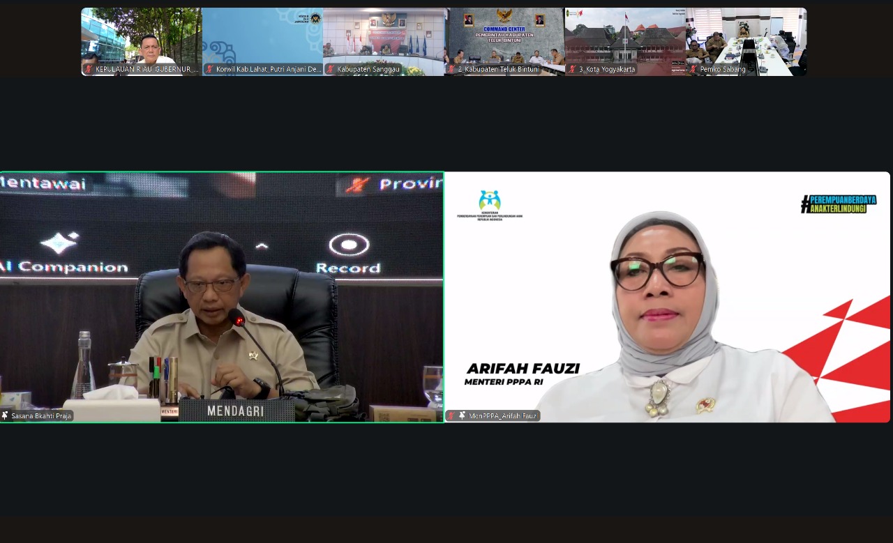 Gubernur Ansar Ikuti Rakor Kemendagri, Bahas Program Makan Bergizi Gratis dan Percepatan Penuntasan TBC