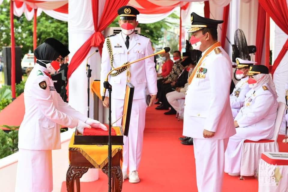 Peringatan HUT RI Ke 76 2021 - Gubernur : Maknai Kemerdekaan Dengan Semangat Pembangunan