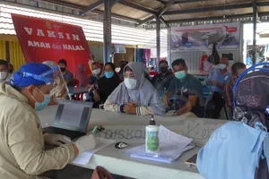 Pemprov Kepri Terus Menggesa Percepatan Vaksinasi Di Pulau-Pulau