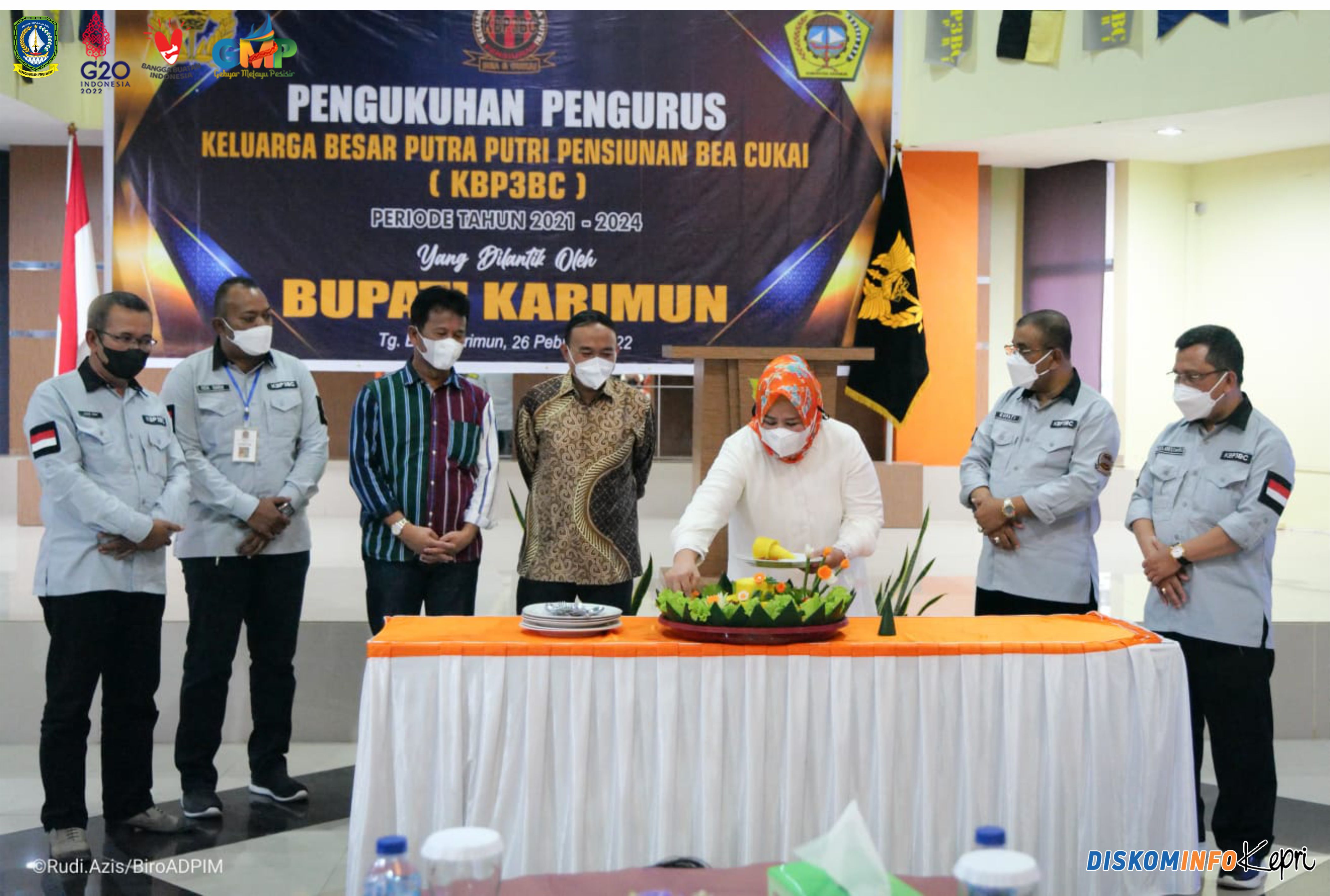 Wagub Marlin Hadiri Pengukuhan KBP3BC Karimun