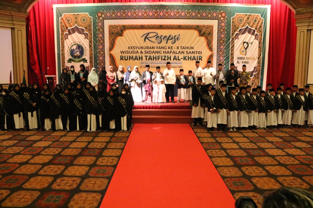 Syukuran Ke-8 & Sidang Hafalan Al-Quran Rumah Tahfiz Al-Khair Batam Dihadiri Gubernur Kepri