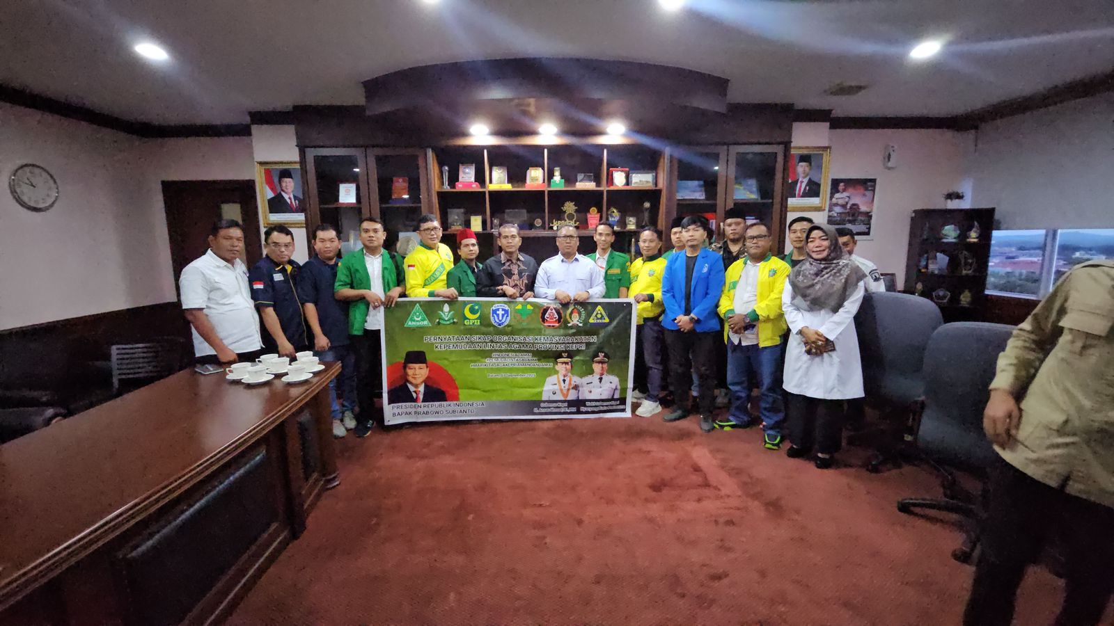 Wagub Nyanyang Bersama Organsiasi Kemasyarakatan dan Kepemudaan Lintas Agama Dukung Kepri yang Damai
