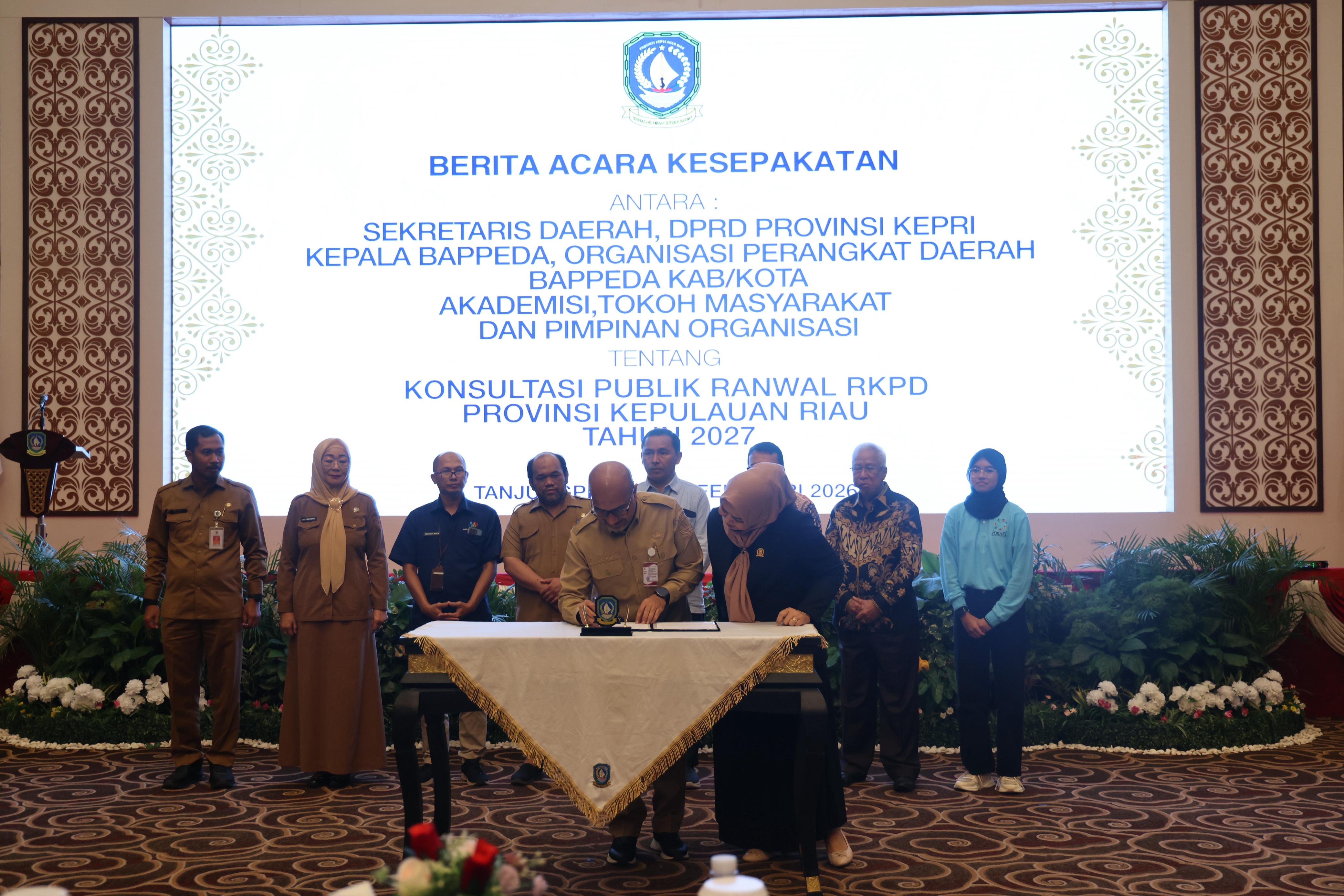Pemprov Kepri Mulai Tahapan Perencanaan Pembangunan 2027 Melalui Konsultasi Publik RKPD