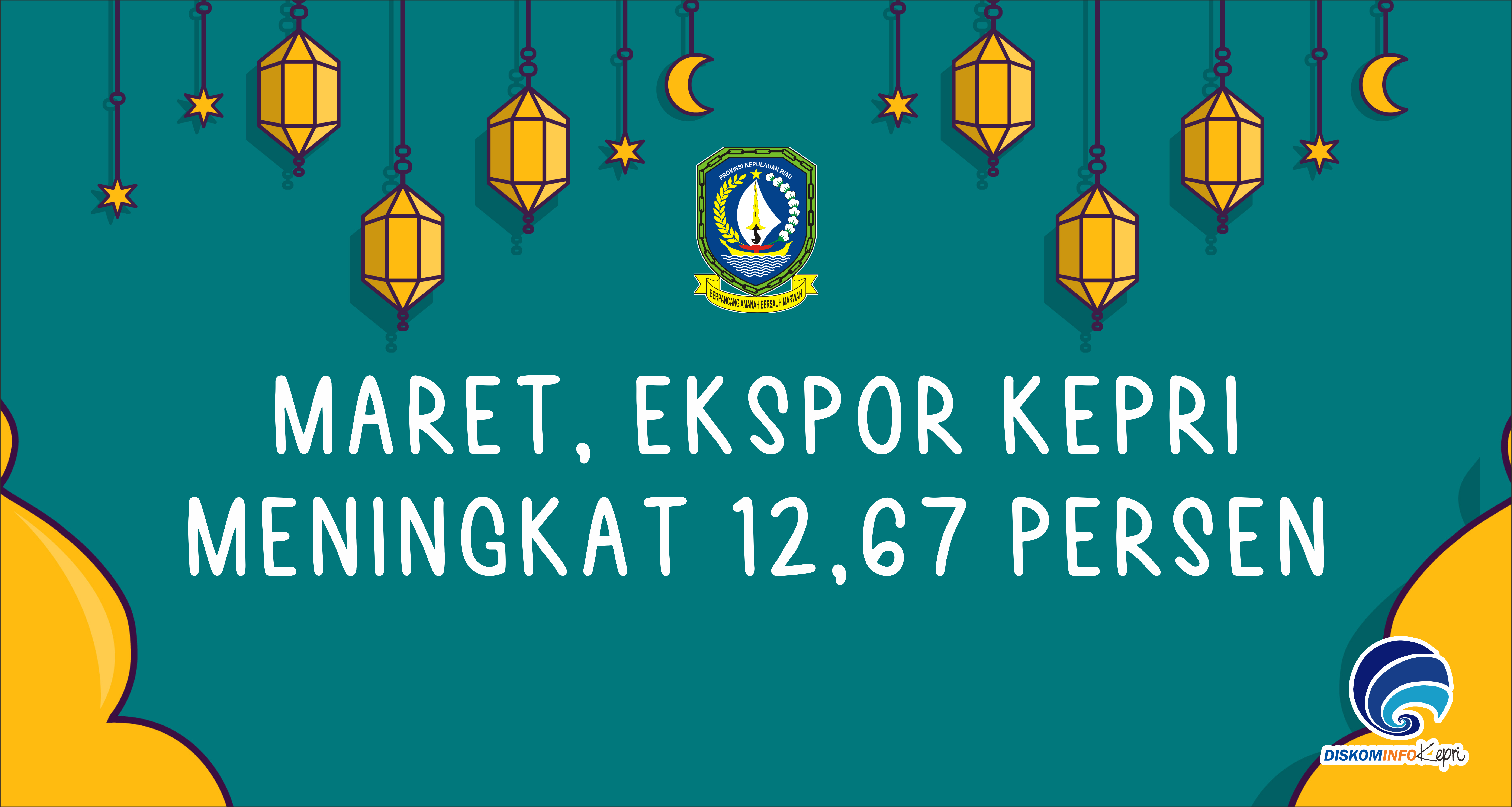 Maret, Ekspor Kepri Meningkat 12,67 Persen