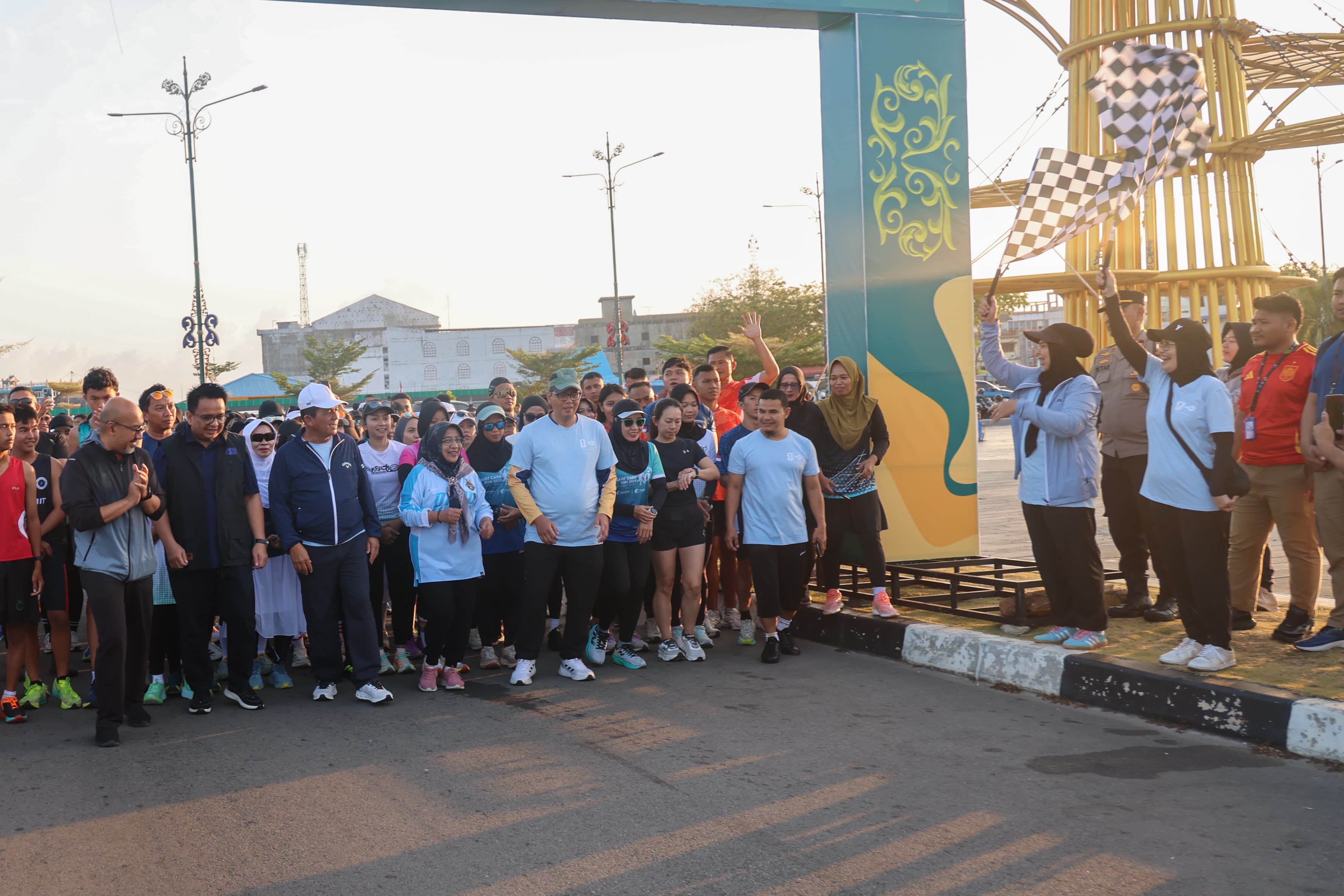 Gubernur Ansar Pimpin Langsung Penyambutan Kick Off Piala Dunia FIFA 2026 bersama TVRI Kepri di Halaman Tugu Sirih Tanjungpinang
