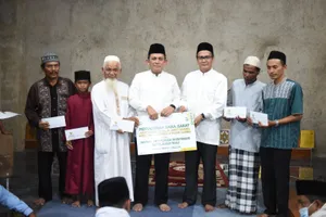 Safari Ramadhan Gubernur di Masjid Muthaminah Kavling Sagulung Batam