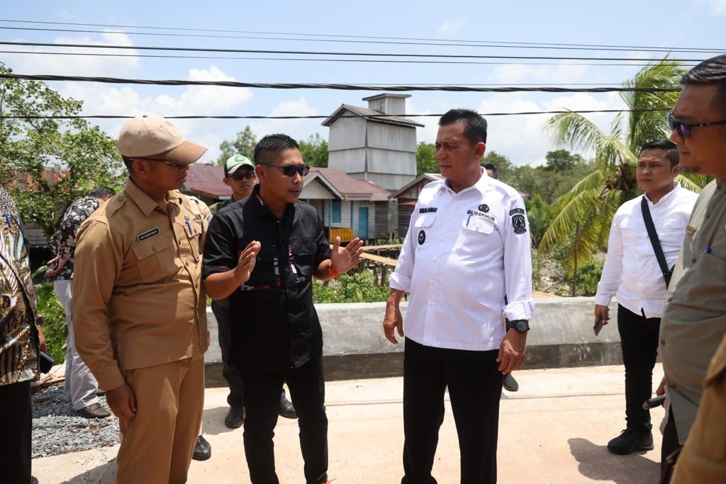 Pembangunan Lima Box Culvert di Lingga yang Menghubungkan Belukap - Nerekeh Selesai