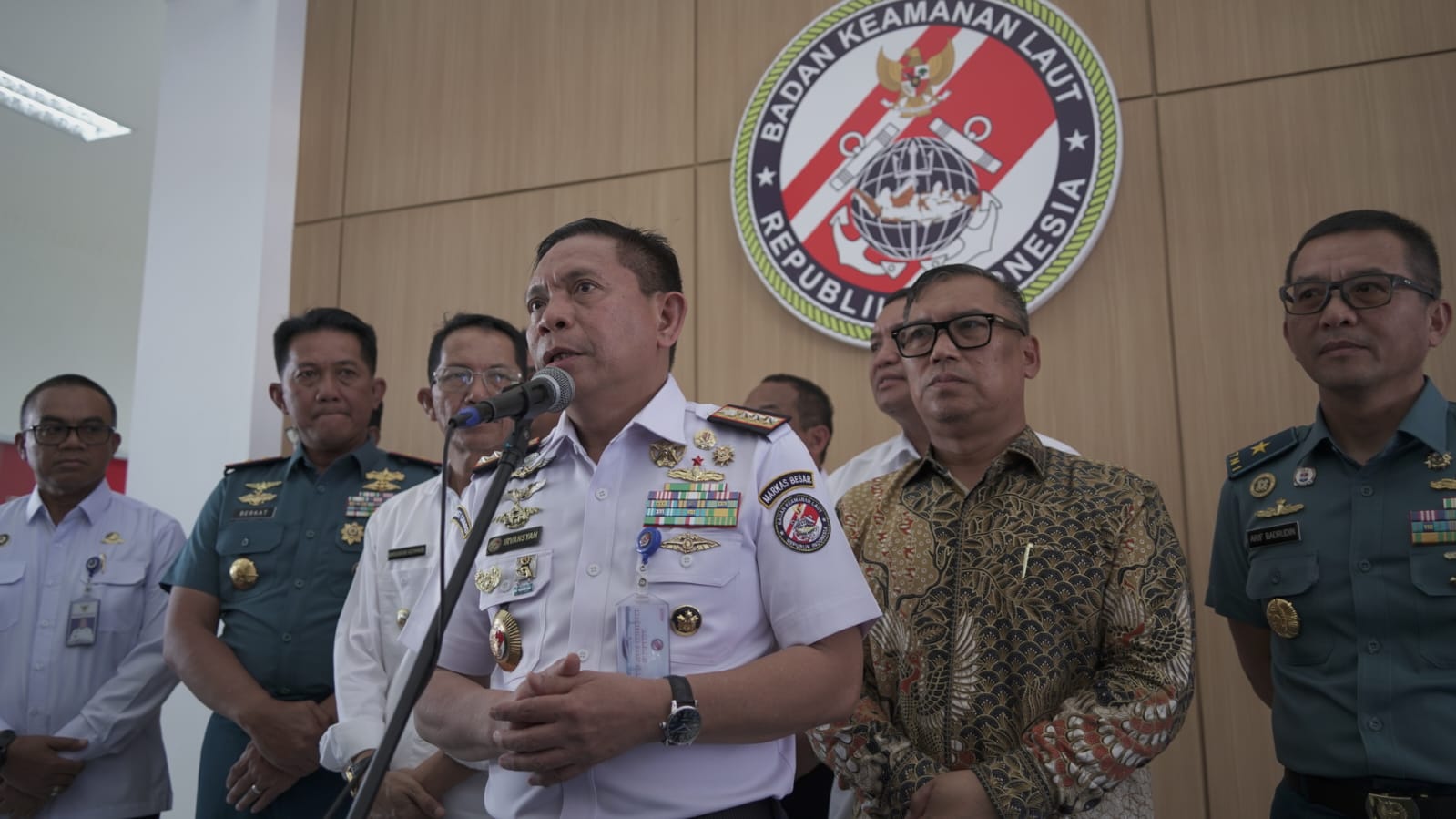 Wagub Nyanyang Tekankan Pentingnya Penguatan Keamanan Maritim saat Peresmian Mako Bakamla