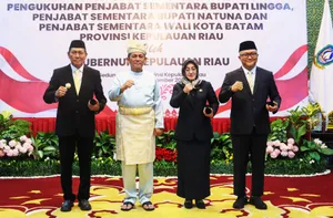 Gubernur Ansar Kukuhkan Pjs. Walikota Batam Serta Pjs.Bupati Lingga dan Natuna