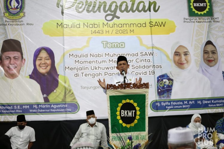 Rayakan Peringatan Maulid Nabi Bersama BKMT, Gubernur Ajak Masyarakat Teladani Nabi