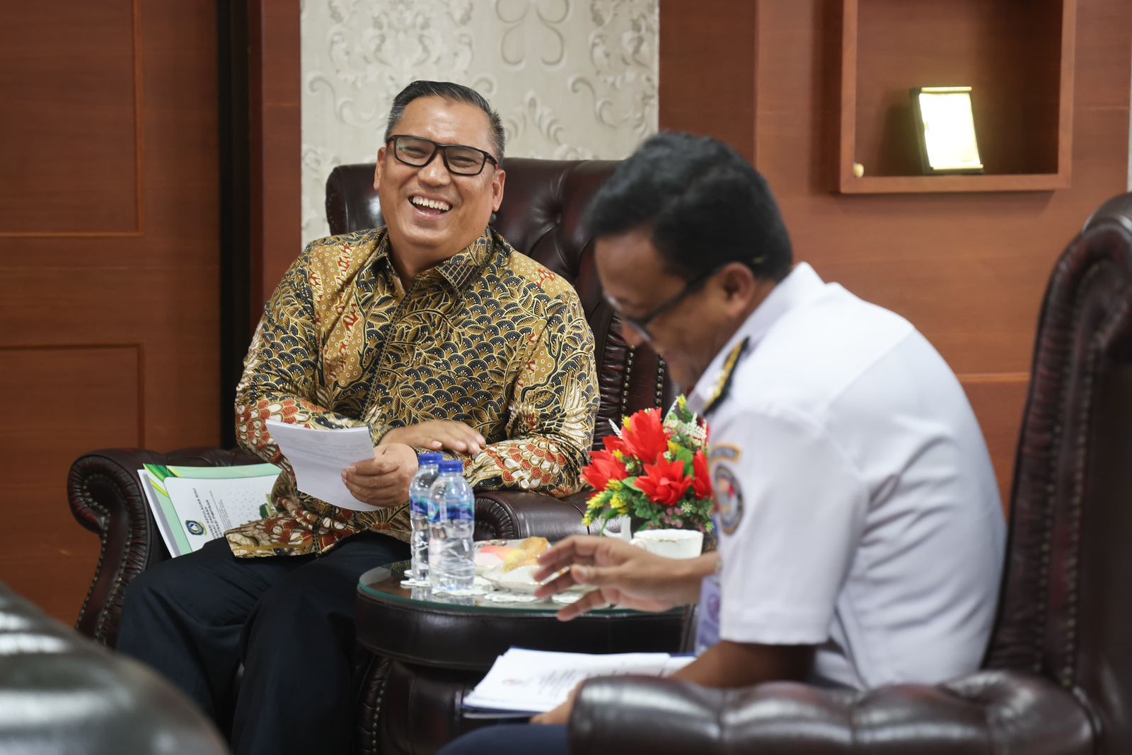 Wagub Kepri Terima Bakamla RI, Bahas Penguatan Keamanan Laut ALKI I dan Perbatasan
