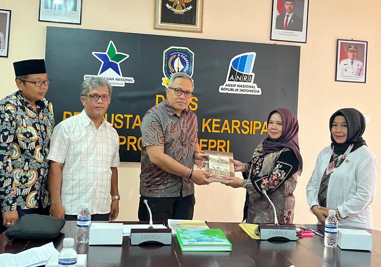 Dinas Perpustakaan dan Kearsipan Kepri Terima Kunjungan Tim Mabes Polri