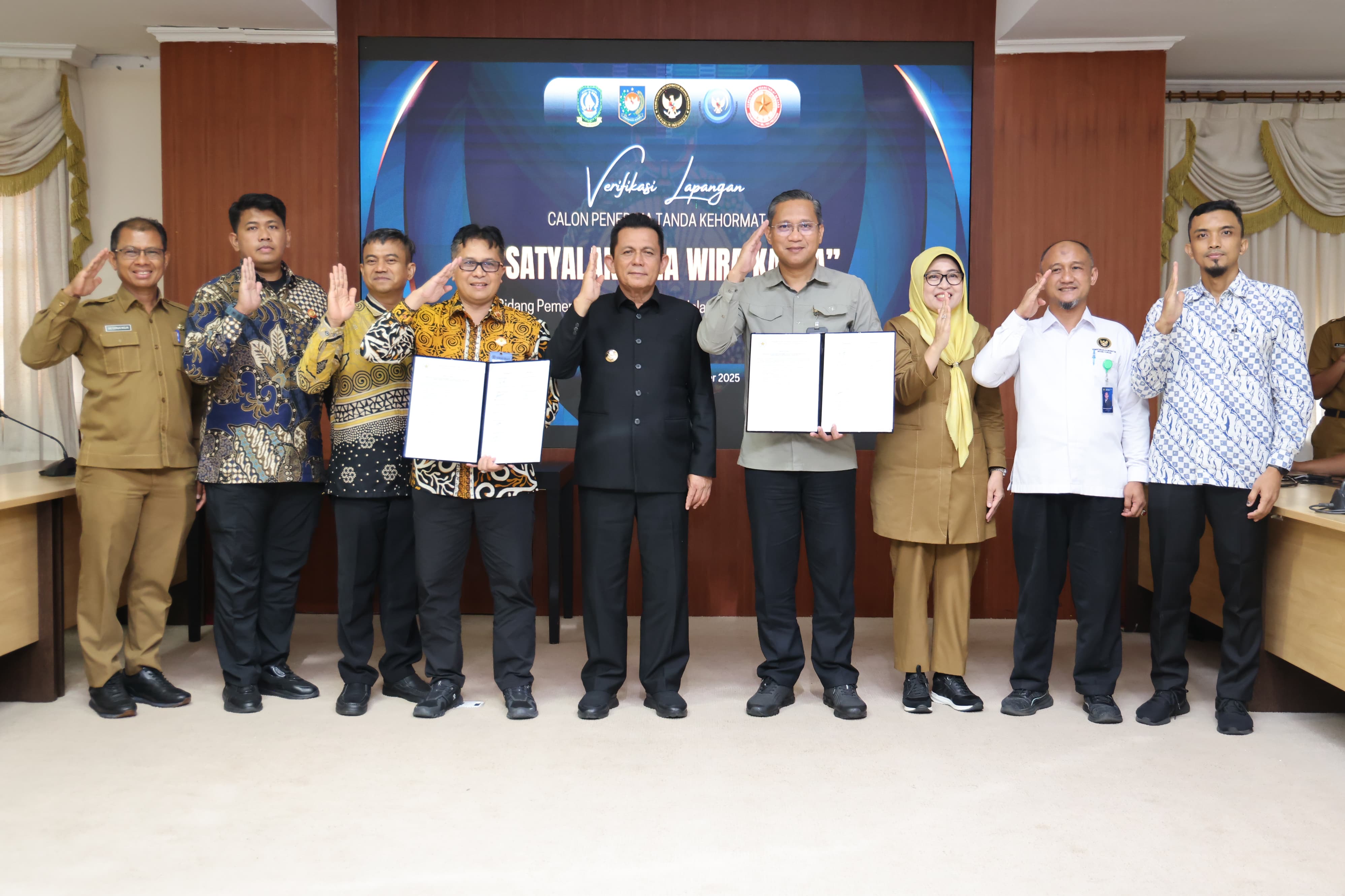 Gubernur Ansar Jalani Tahap Akhir Verifikasi Satyalancana Wira Karya 2025