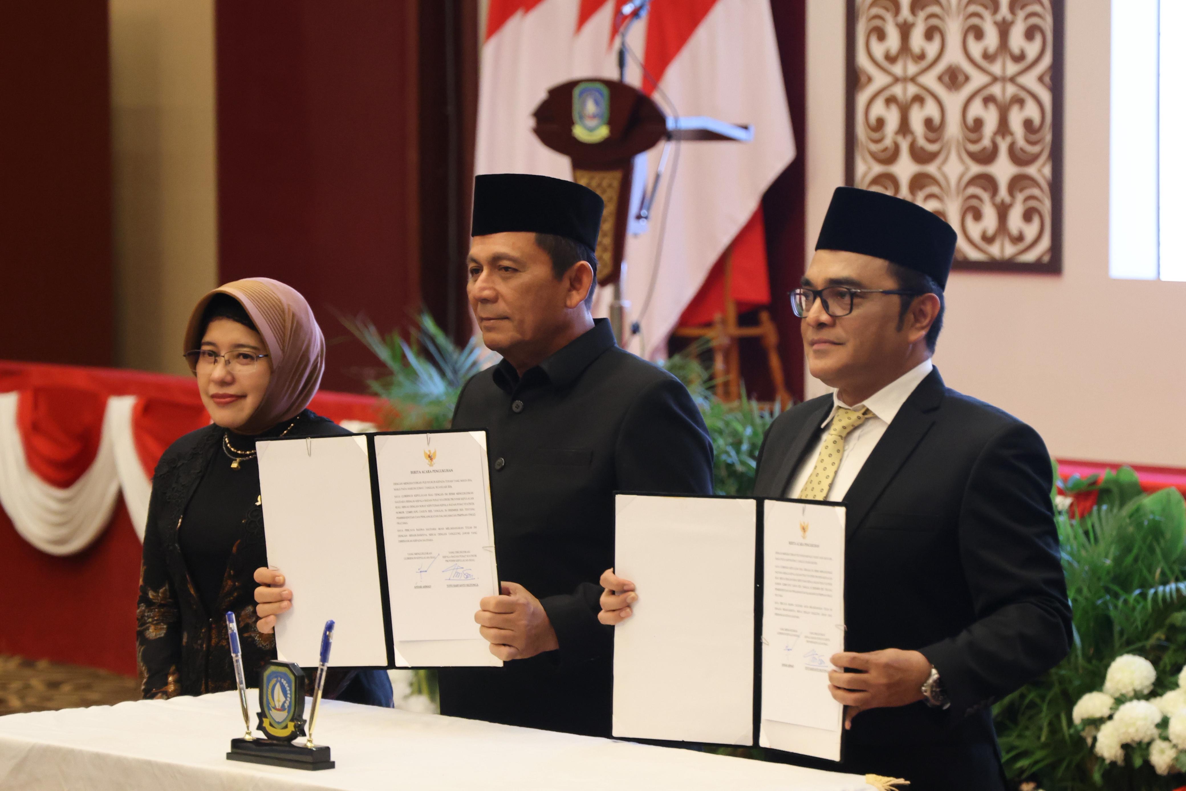 Kukuhkan Kepala BPS Kepri, Gubernur Ansar Tekankan Data  Berkualitas untuk Kebijakan Tepat