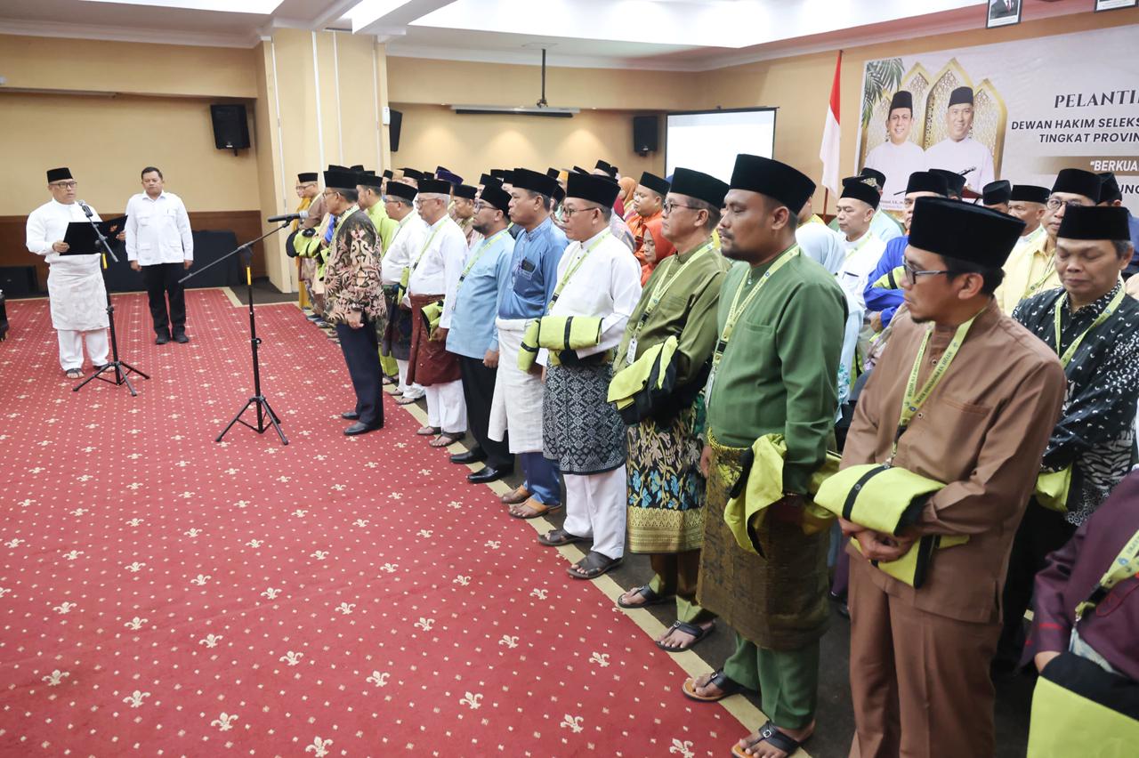 Ketua LPTQ Kepri Lantik Dewan Hakim STQH XI, Tegaskan Jaga Kualitas dan Integritas