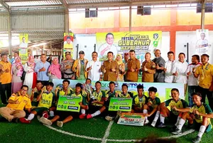 Gubernur Ansar Tutup Turnamen Kejuaraan Futsal Piala Gubernur Kepri 2023 Zona Natuna