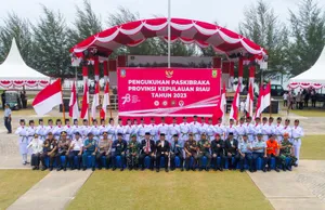 Gubernur Ansar Kukuhkan Anggota Paskibraka 2023 Tingkat Provinsi Kepri
