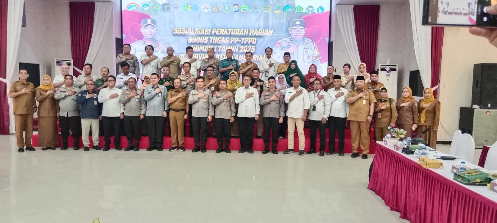 Sekdaprov Adi Ikuti Rakor Perdana Gugus Tugas TPPO Kepri
