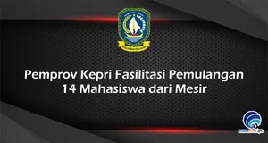 Pemprov Kepri Fasilitasi Pemulangan  14 Mahasiswa dari Mesir