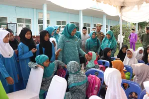 Dewi Ansar Hadiri Kegiatan Penganekaragaman Pangan Dalam Pengembangan B2SA Goes To School