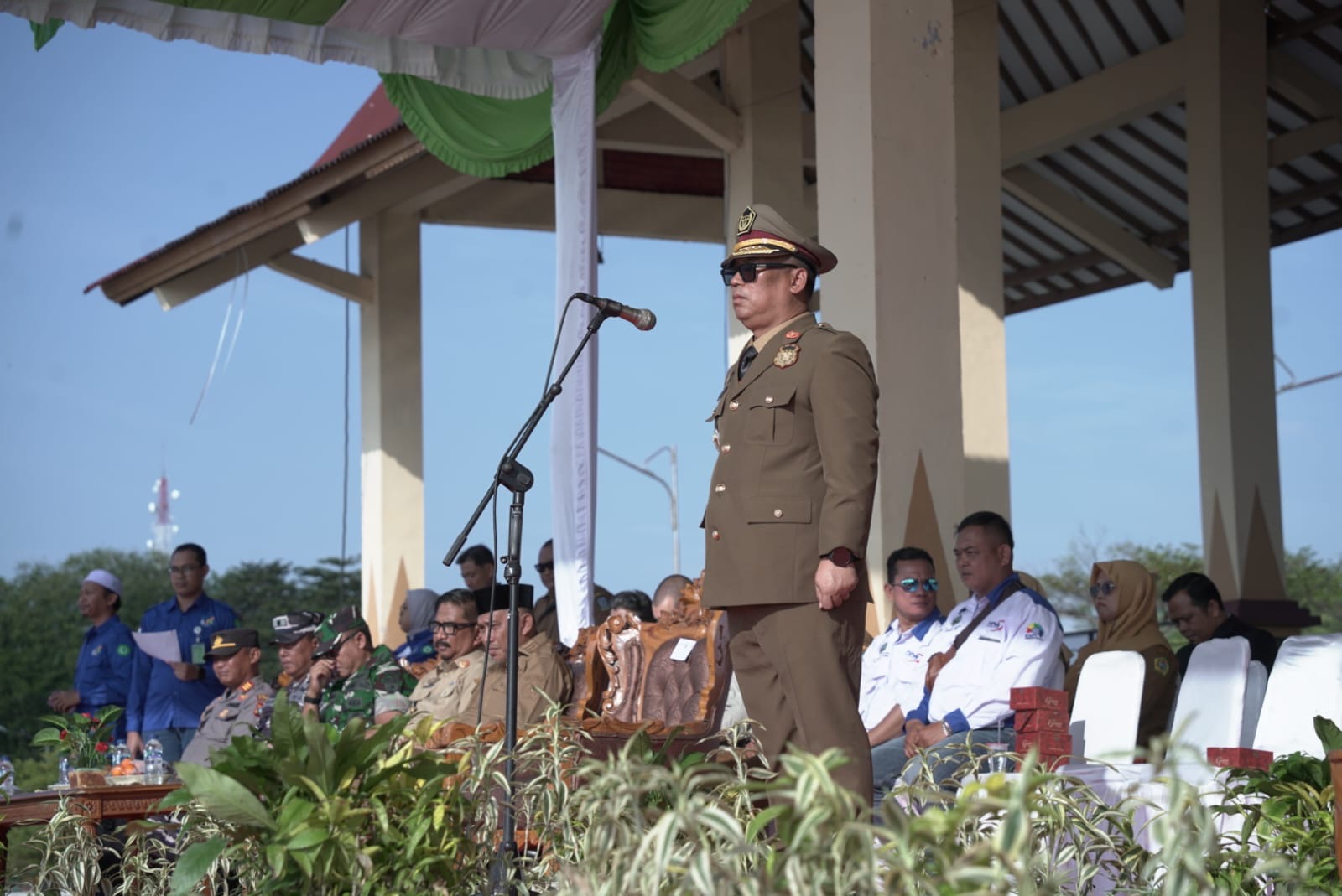 Pimpin Apel Bulan K3 Nasional di Karimun, Wagub Nyanyang Ajak Bersama Terus Lindungi Pekerja