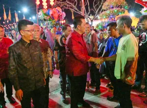 Hadiri Peringatan HUT Dewa Nguan Thiang Sian Tih, Ansar Gaungkan Pembauran Masyarakat