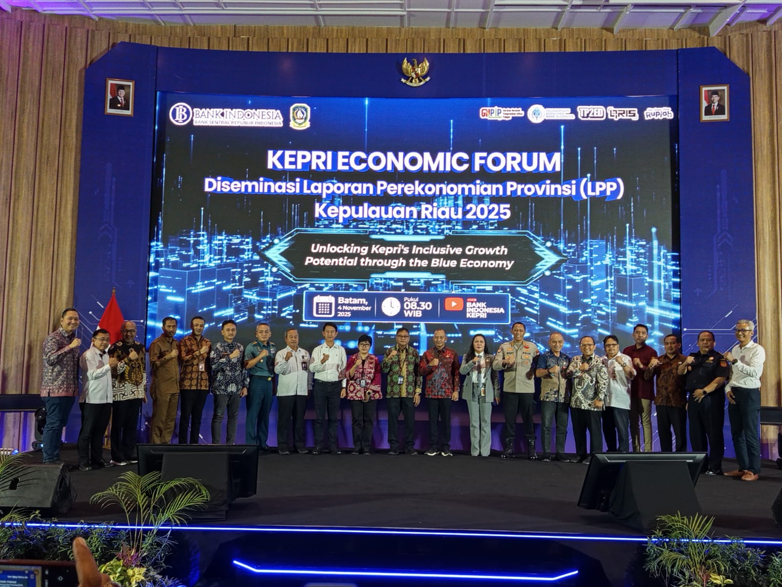 Plh. Sekda Kepri Hadiri Kepri Economic Forum 2025, Diselenggarakan Perwakilan BI di Batam