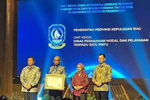 DPMPTSP Kepri Raih WBK, Bukti Komitmen Pelayanan Publik Bebas Korupsi