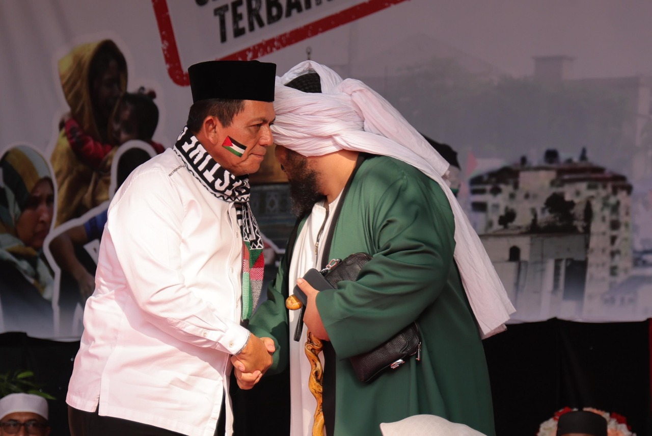 Gubernur Ansar Hadiri Semarak Muharram dan Tabligh Akbar Peduli Palestina di Tanjungpinang