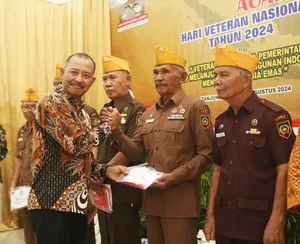 Hadiri Syukuran HARVETNAS dan HUT PIVERI Ke-60, Sekdaprov Adi Ajak Lanjutkan Semangat Perjuangan