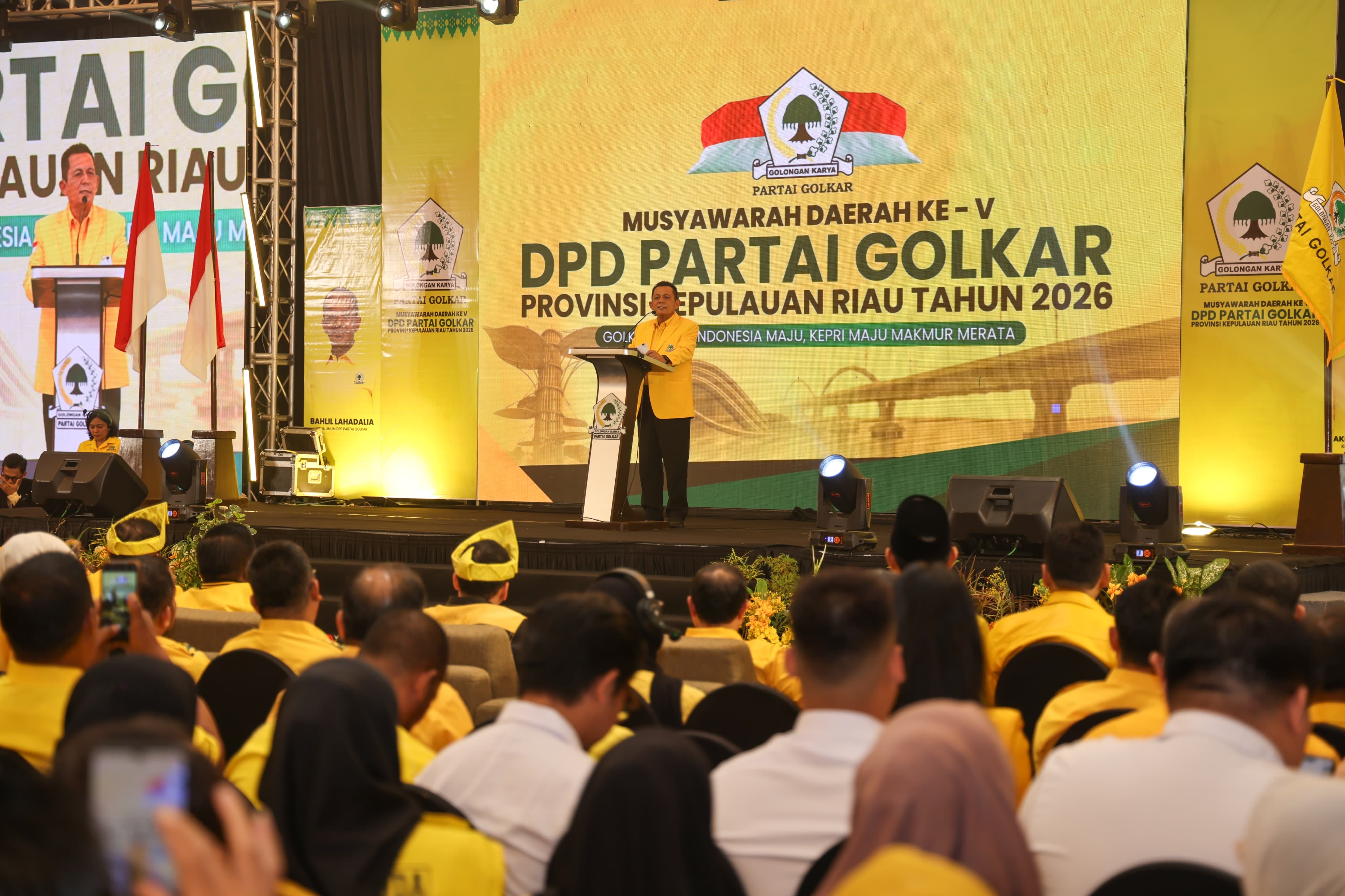 Gubernur Ansar Dorong Regenerasi saat Hadiri Musda V Partai Golkar Provinsi Kepulauan Riau