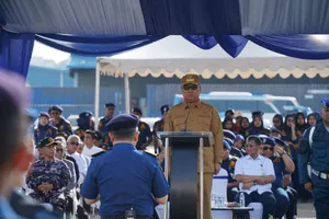 Wagub Nyanyang Pimpin Apel Gelar Pasukan National Marpolex 2025