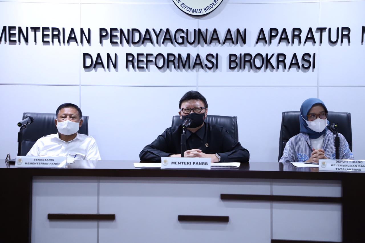 Kementerian PANRB Adakan Rakor Virtual Tuntaskan Penyederhanaan Birokrasi dan Seleksi CASN 2021